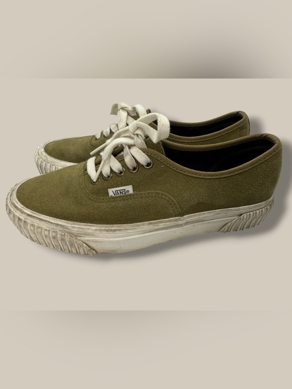 Vans Anaheim Factory Authentic 44 Lug DX – Olive Green Suede - Picture 5 of 10